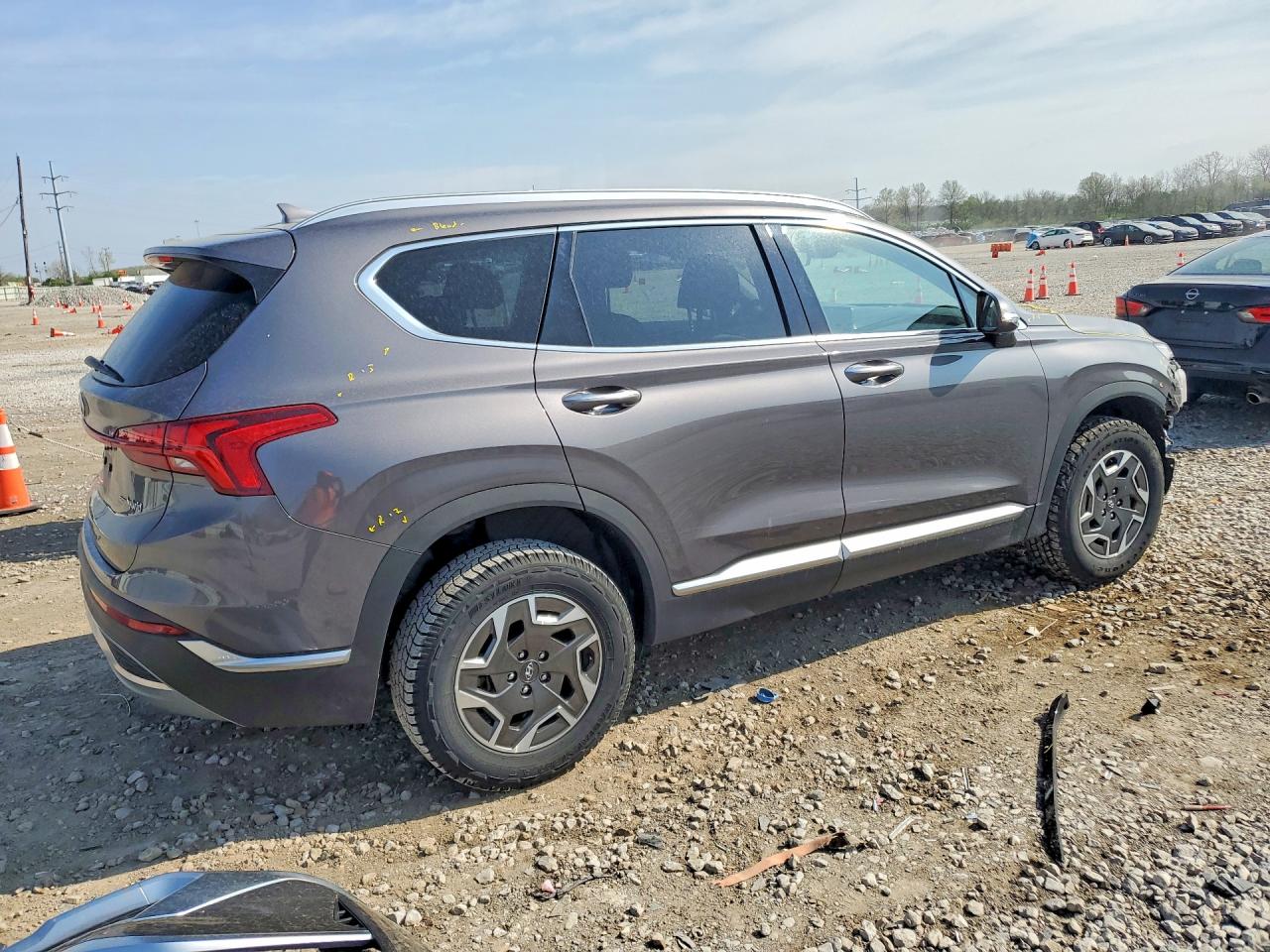 2022 HYUNDAI SANTA FE BLUE photo 5
