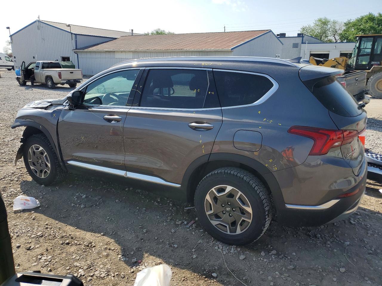 2022 HYUNDAI SANTA FE BLUE photo 3