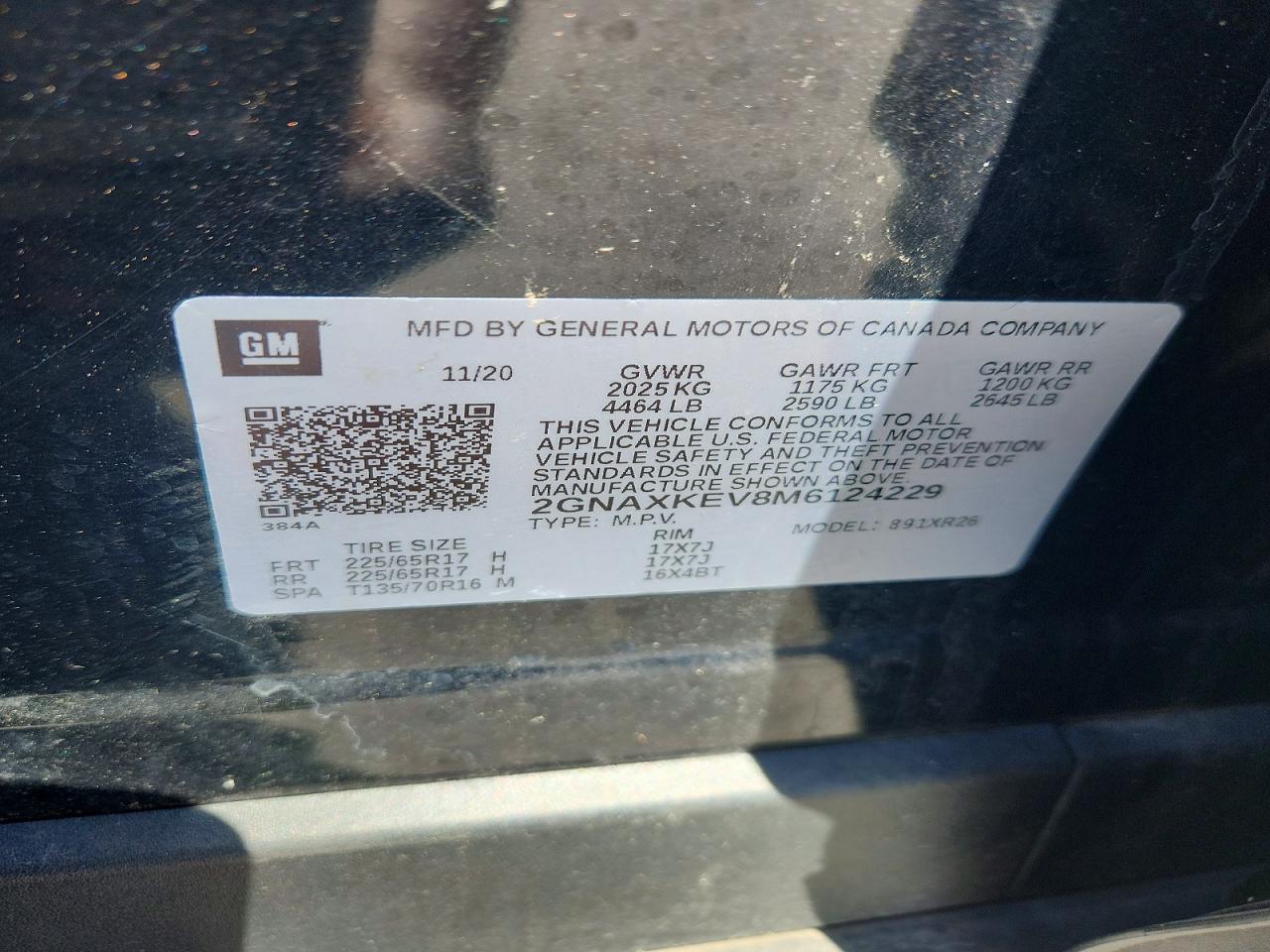 2021 CHEVROLET EQUINOX LT photo 37