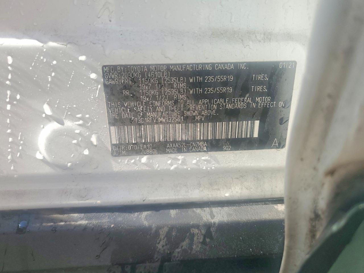 2021 TOYOTA RAV4 XLE PREMIUM photo 13