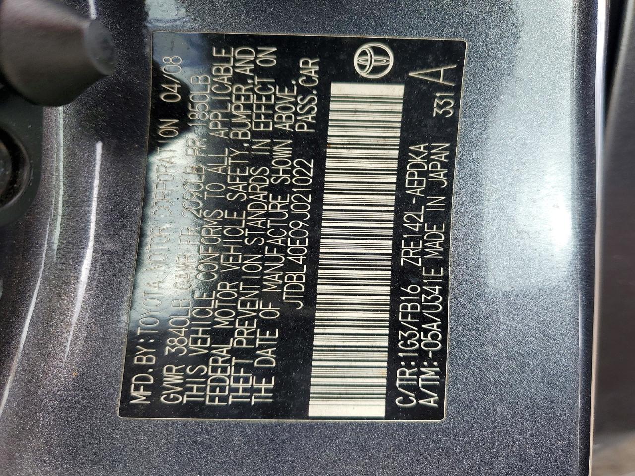 2009 TOYOTA COROLLA LE photo 27