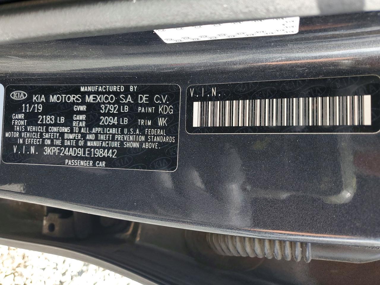 2020 KIA FORTE LXS photo 34