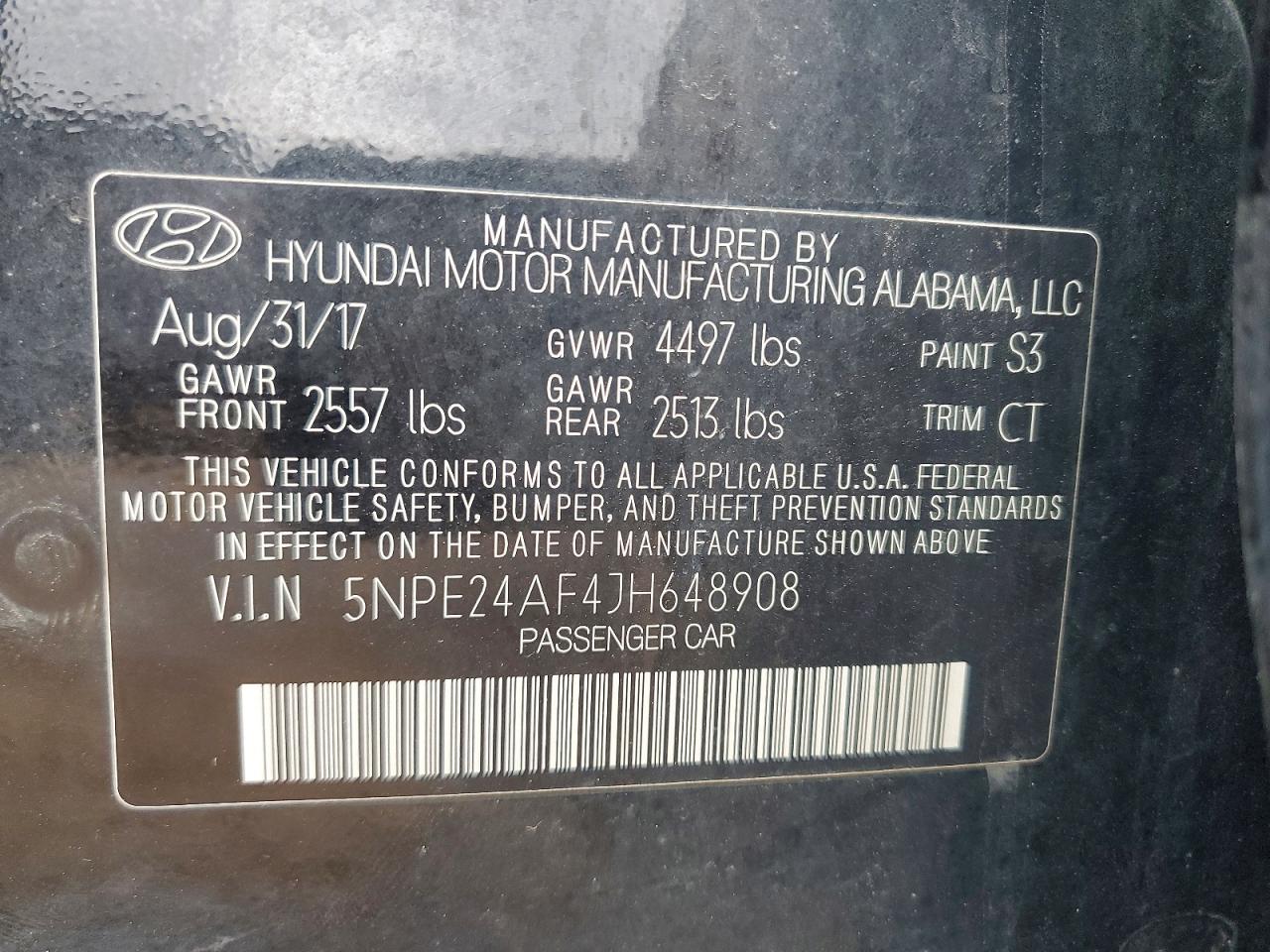 2018 HYUNDAI SONATA SE photo 34