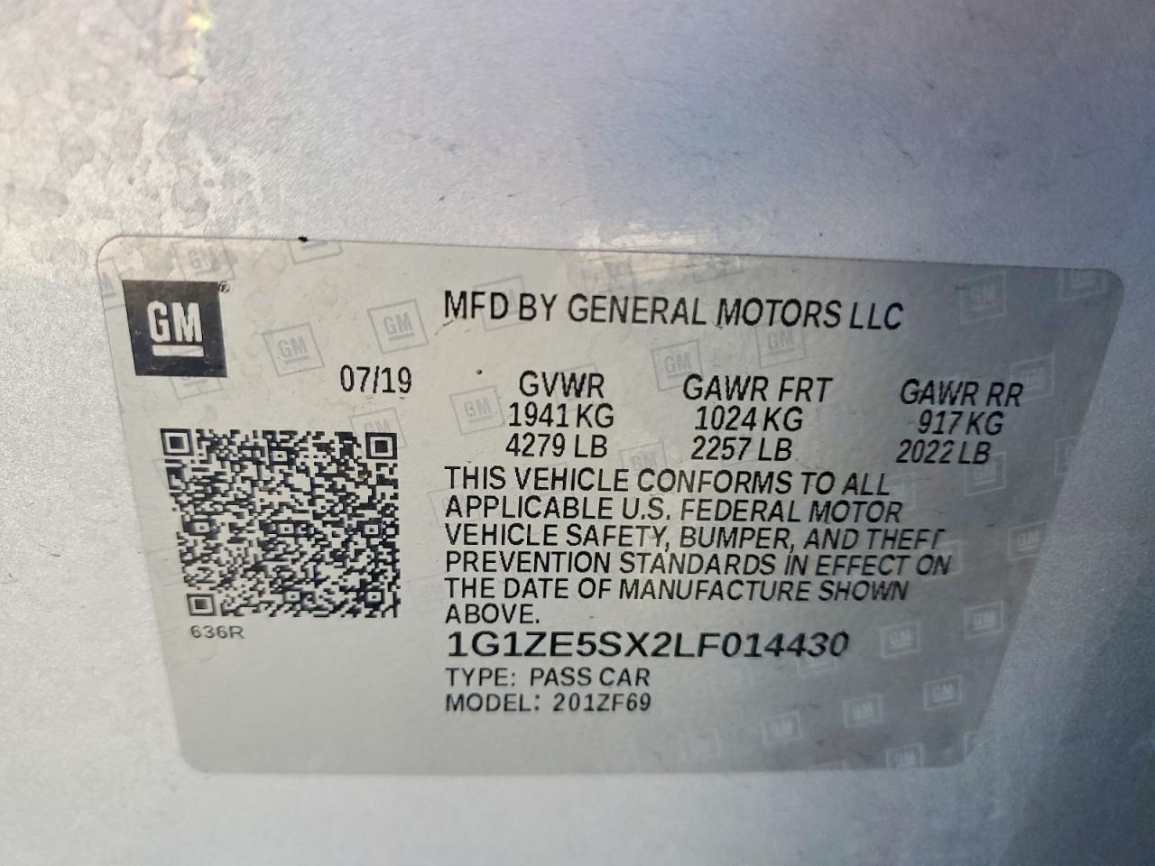 2020 CHEVROLET MALIBU PREMIER photo 25