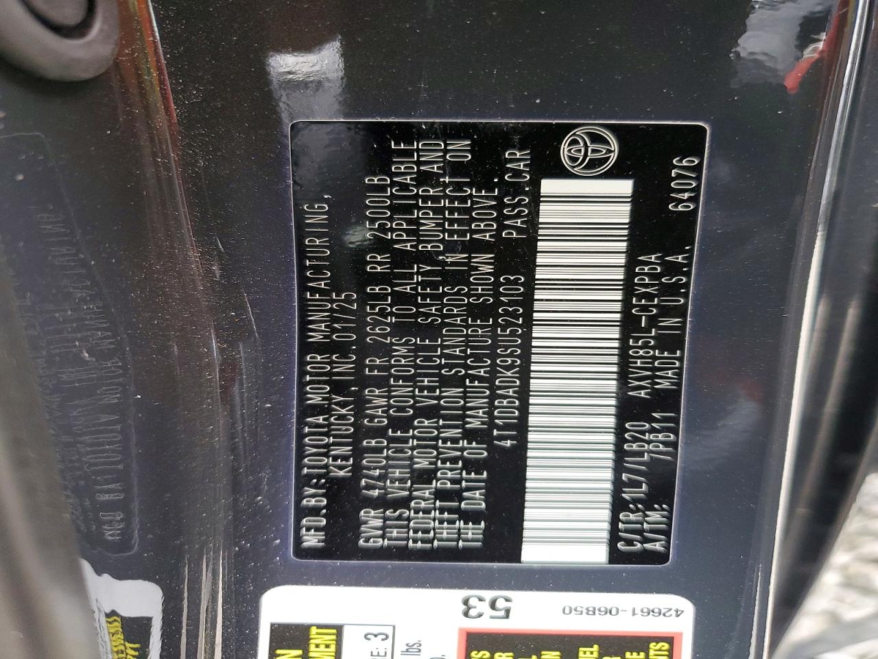 2025 TOYOTA CAMRY XSE photo 37