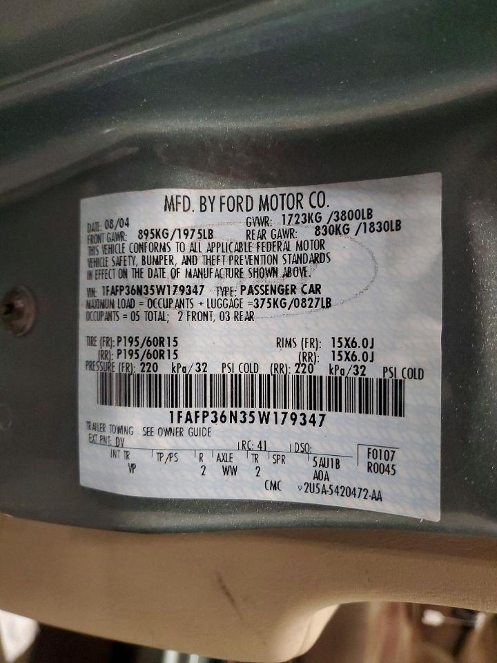 2005 FORD FOCUS ZXW photo 23