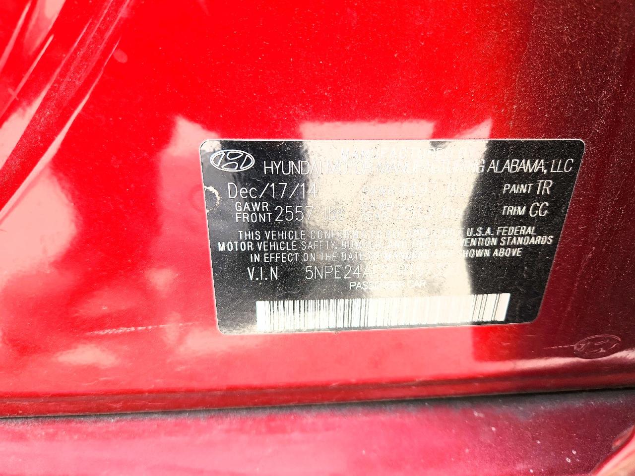 2015 HYUNDAI SONATA SE photo 34