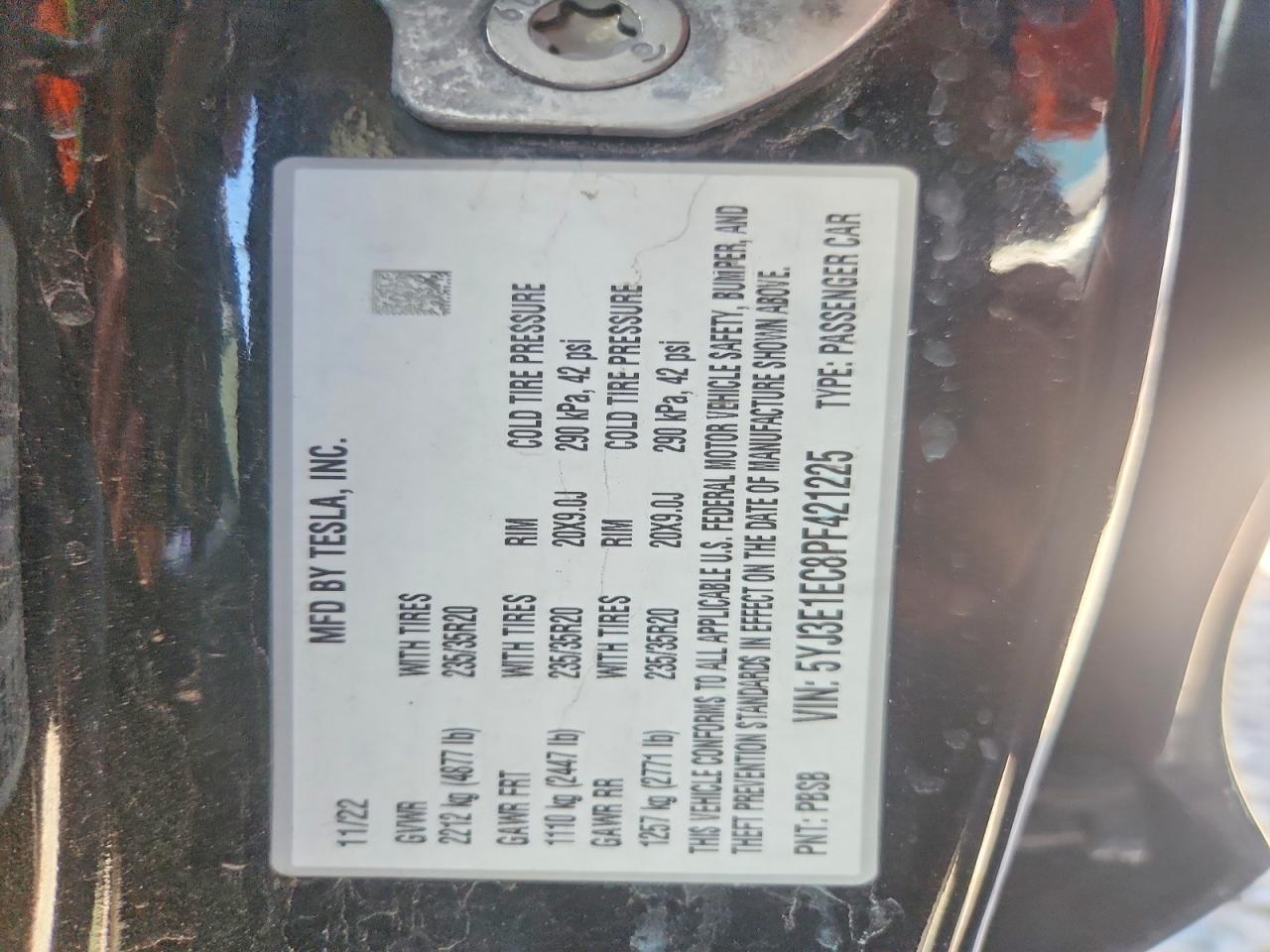 2023 TESLA MODEL 3 photo 34