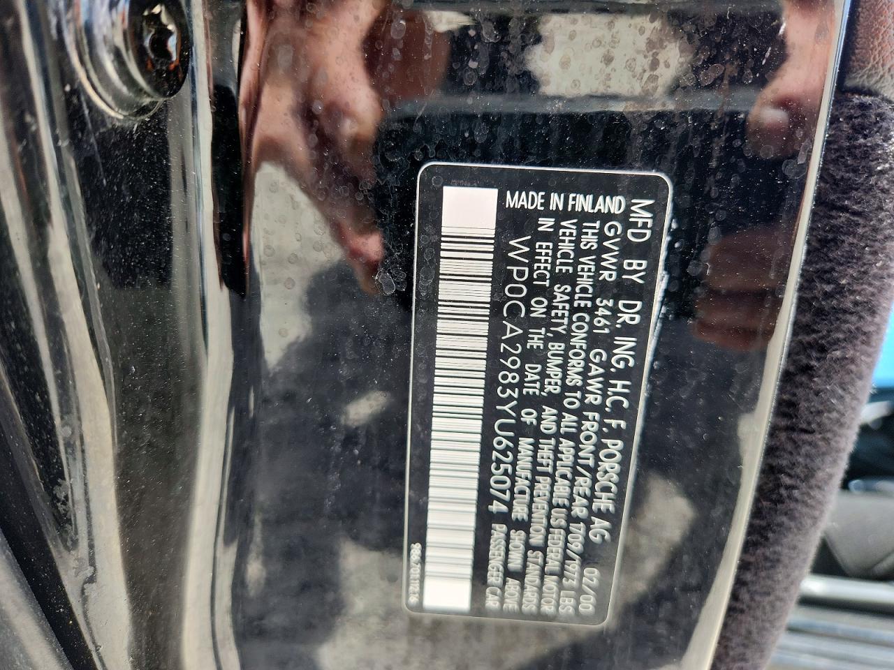 2000 PORSCHE BOXSTER photo 25