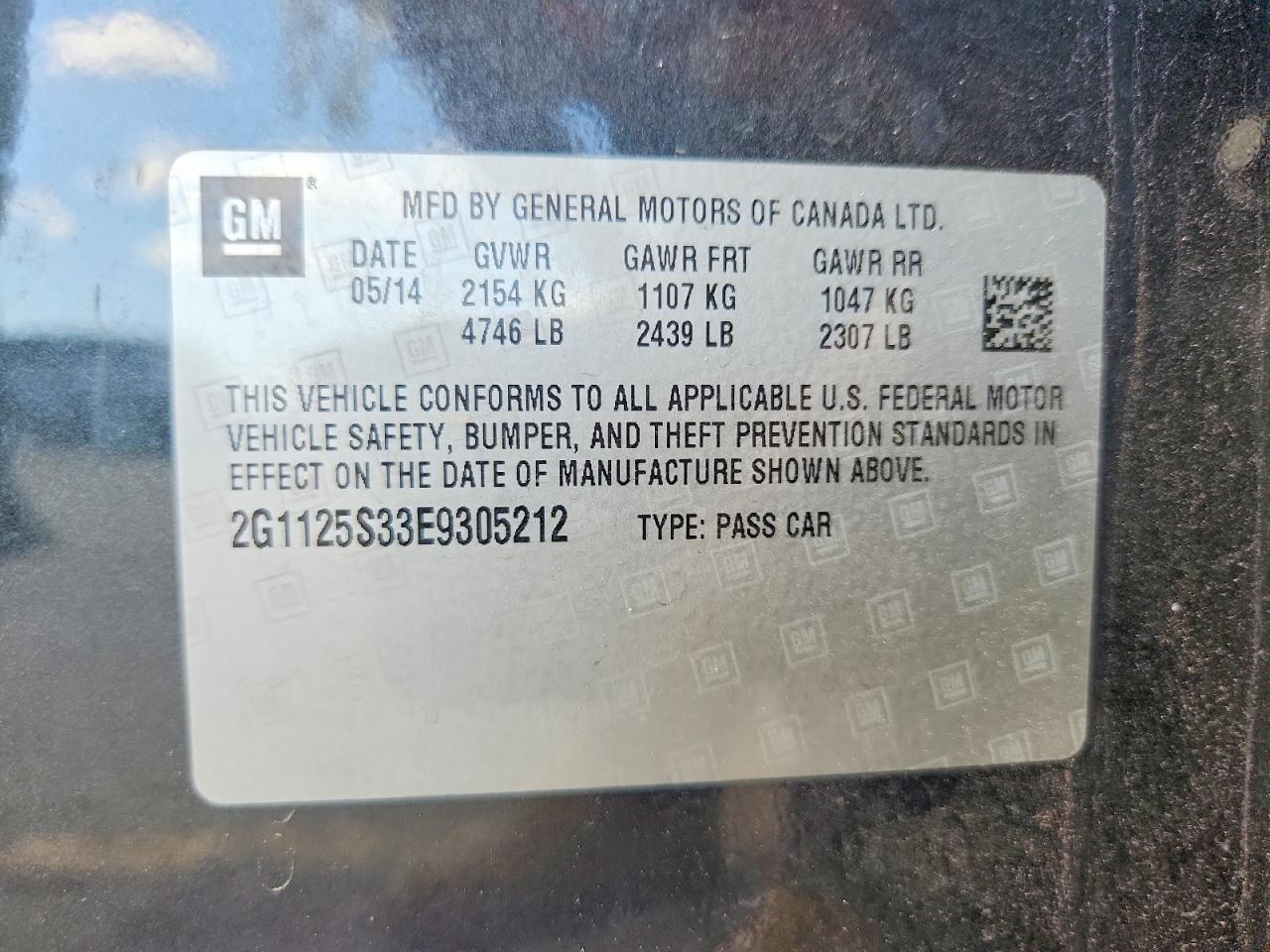 2014 CHEVROLET IMPALA LT photo 23