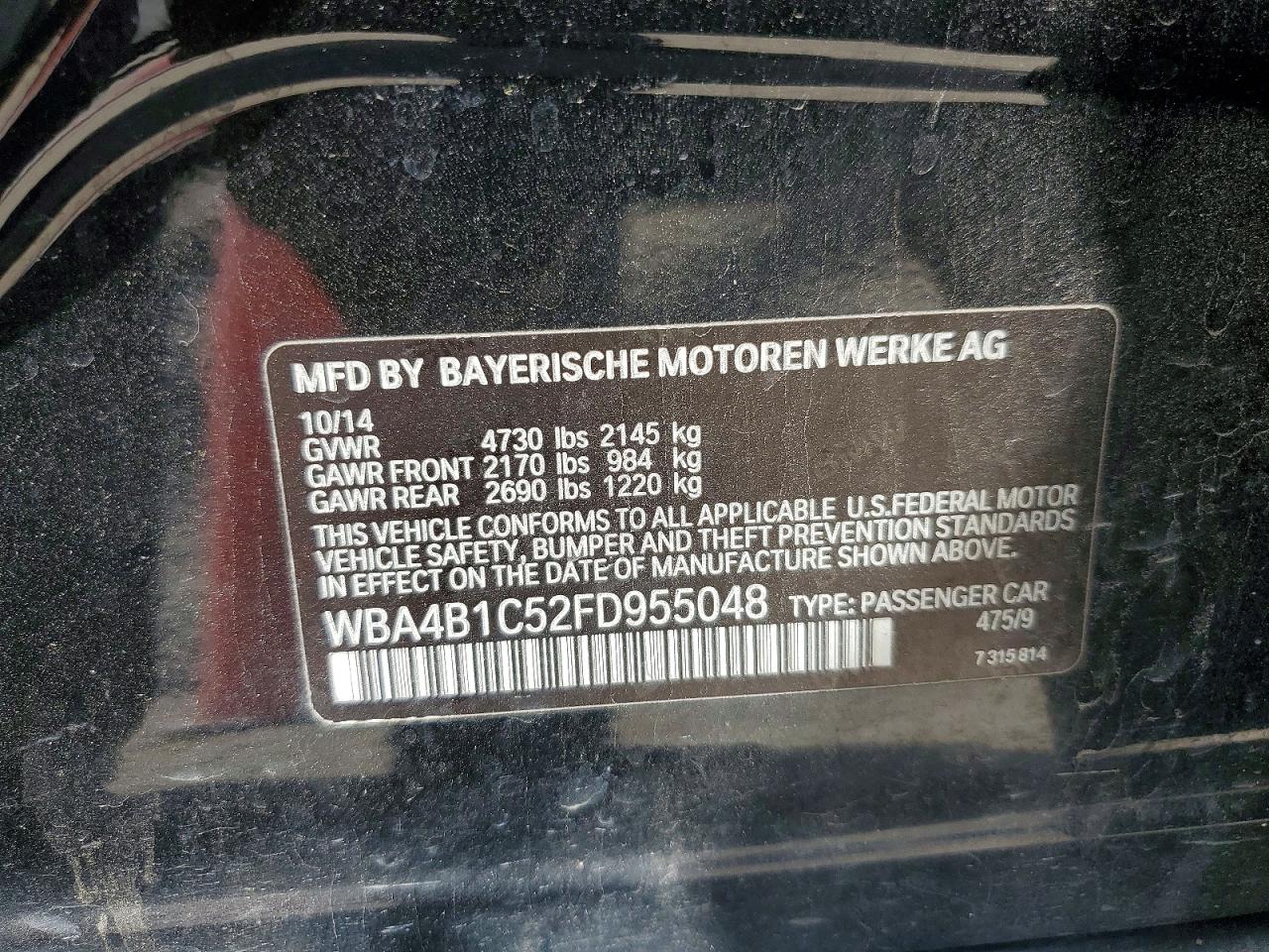 2015 BMW 435 I GRAN COUPE photo 25