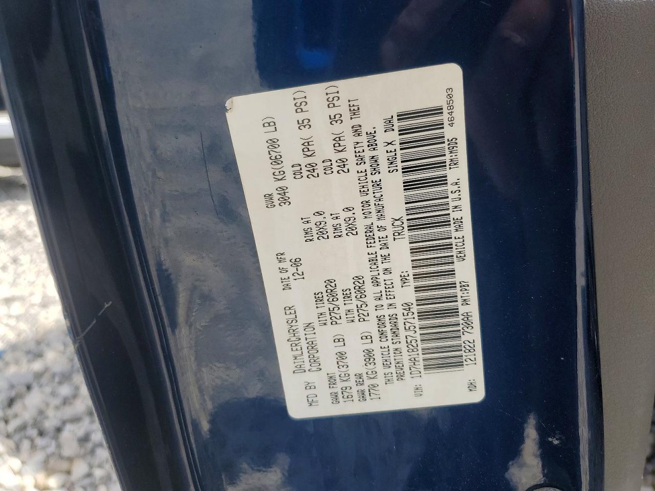 2007 DODGE RAM 1500 ST photo 34