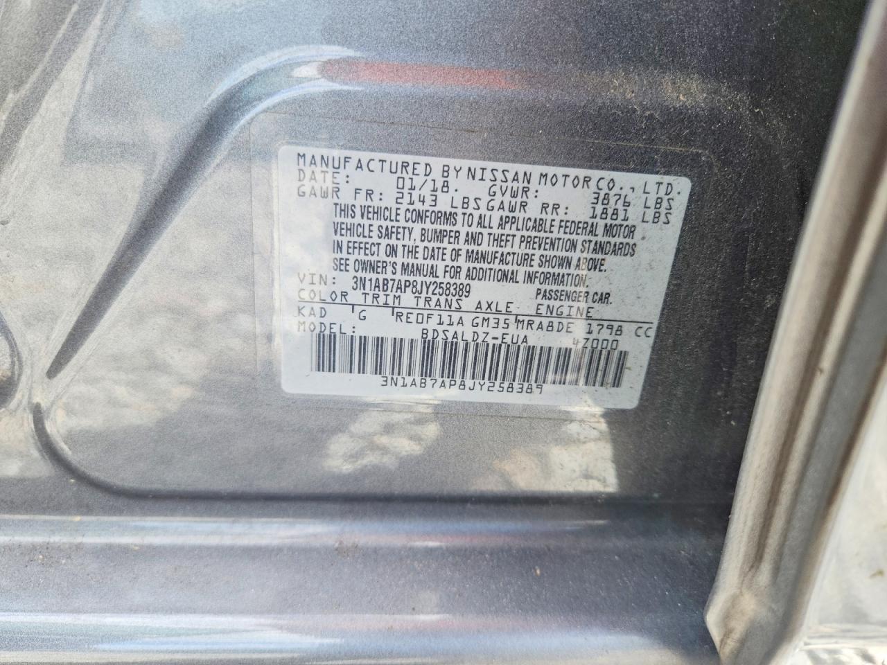2018 NISSAN SENTRA SV photo 37