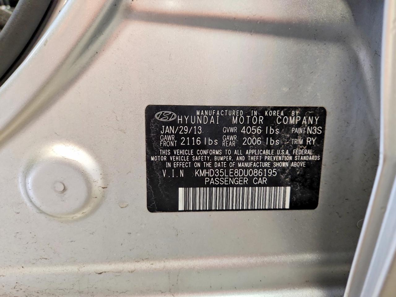2013 HYUNDAI ELANTRA GT BASE photo 25