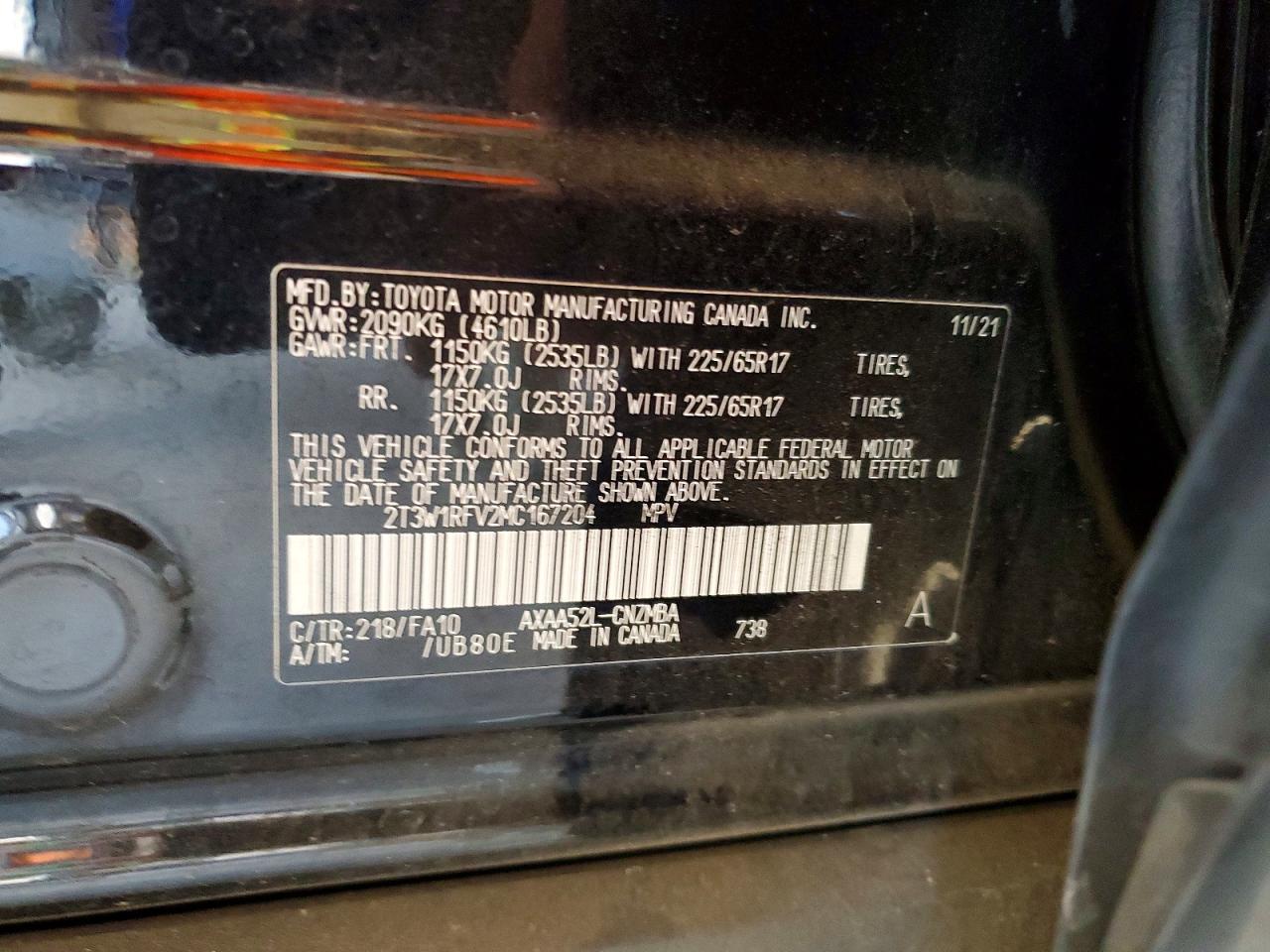 2021 TOYOTA RAV4 XLE photo 23