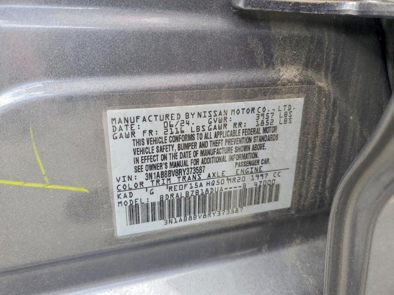 2024 NISSAN SENTRA S photo 13