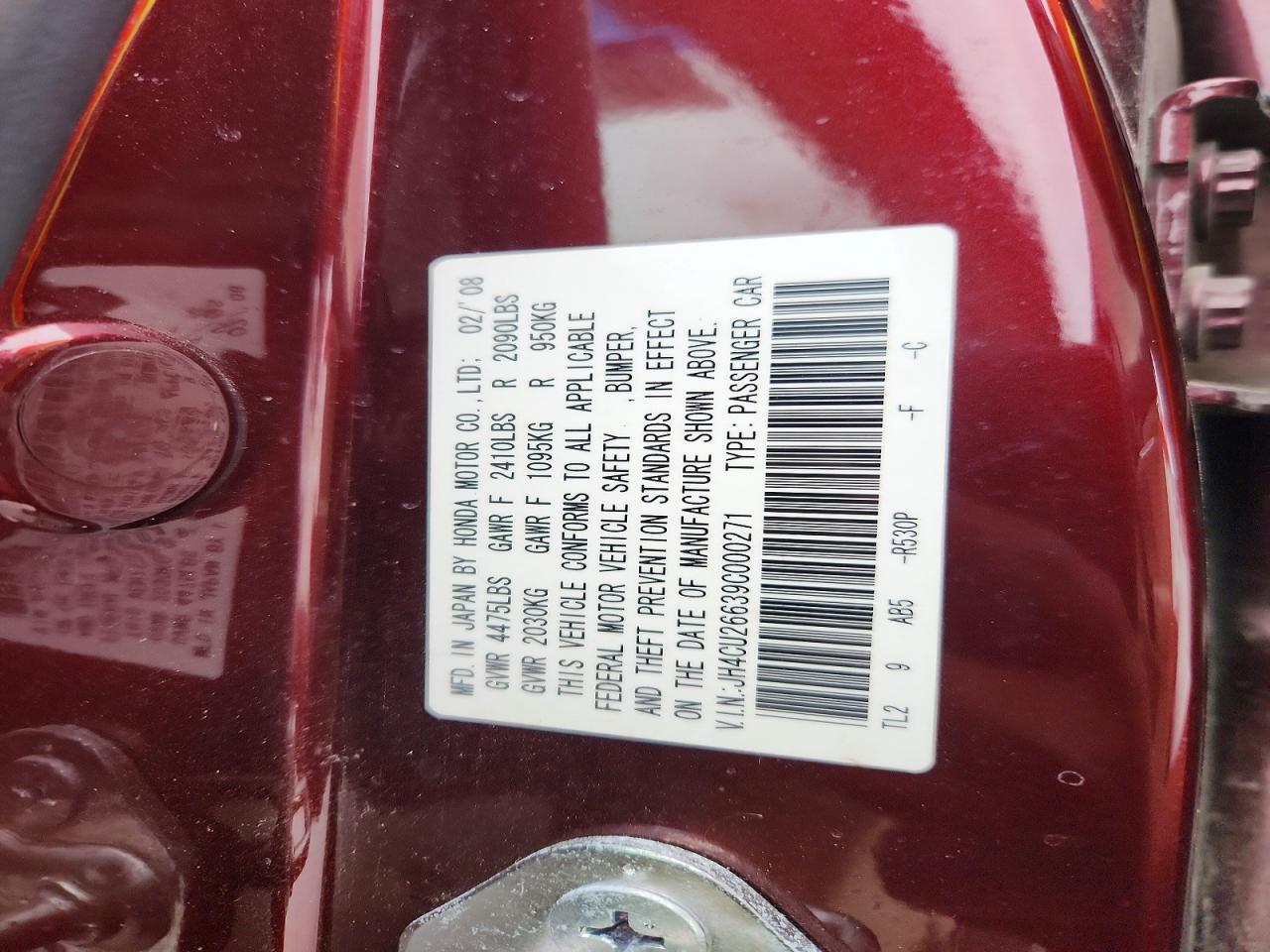 2009 ACURA TSX photo 23