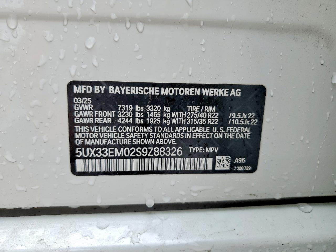 2025 BMW X7 M60I photo 23