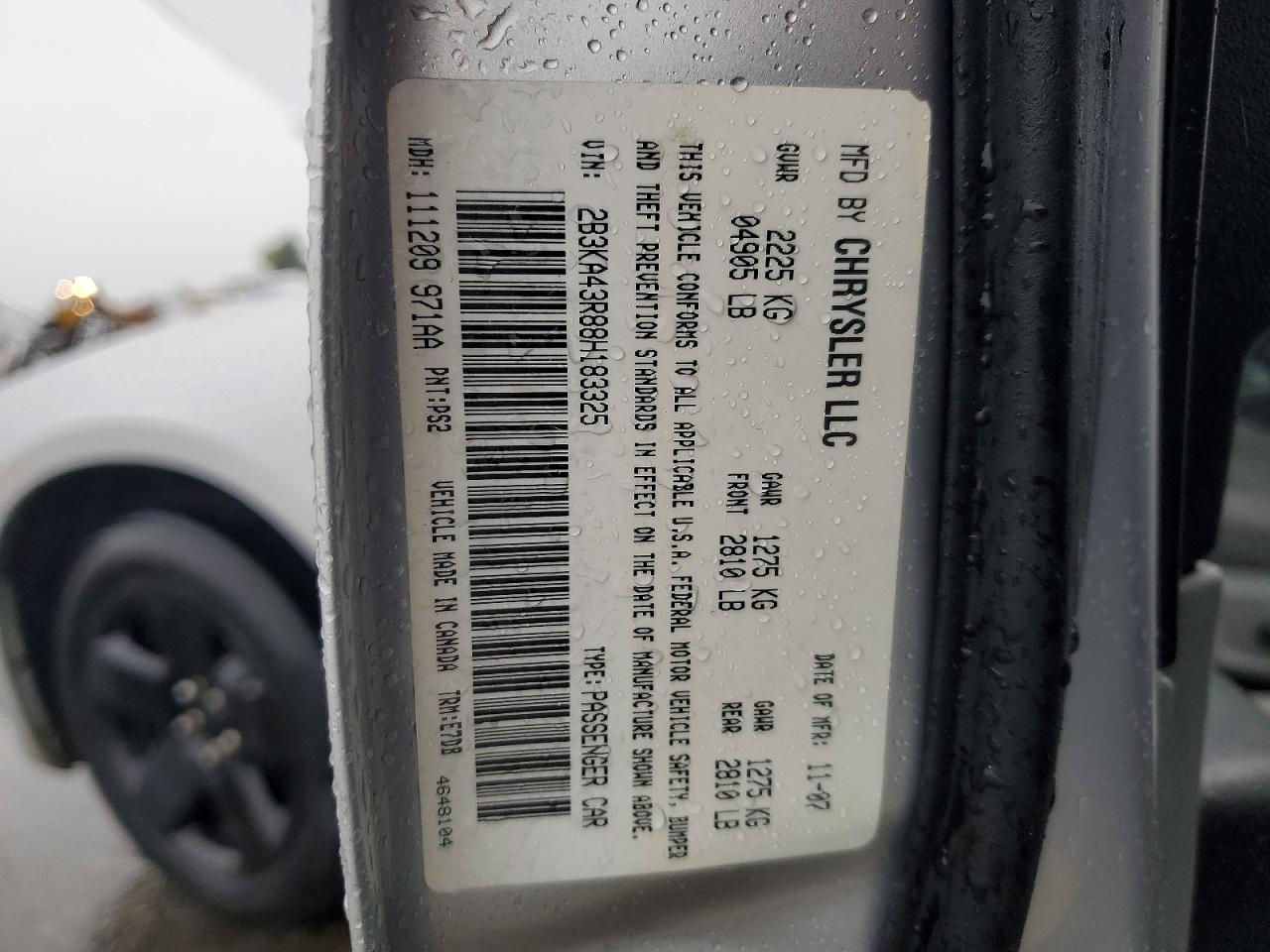 2008 DODGE CHARGER photo 25