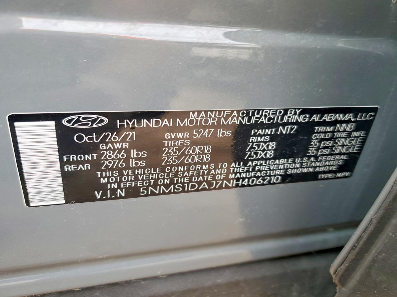 2022 HYUNDAI SANTA FE SE photo 13