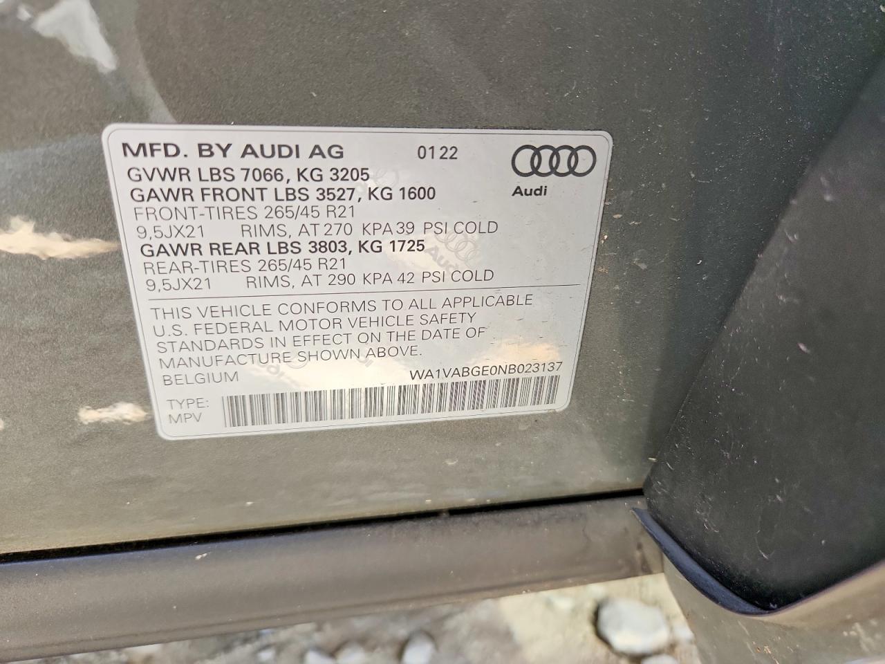 2022 AUDI E-TRON CHRONOS photo 27