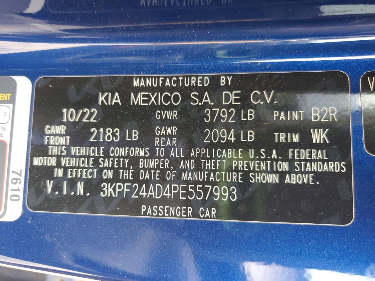 2023 KIA FORTE LXS photo 25