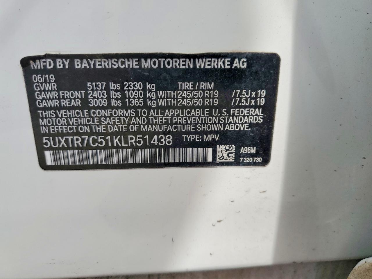 2019 BMW X3 SDRIVE30I photo 40