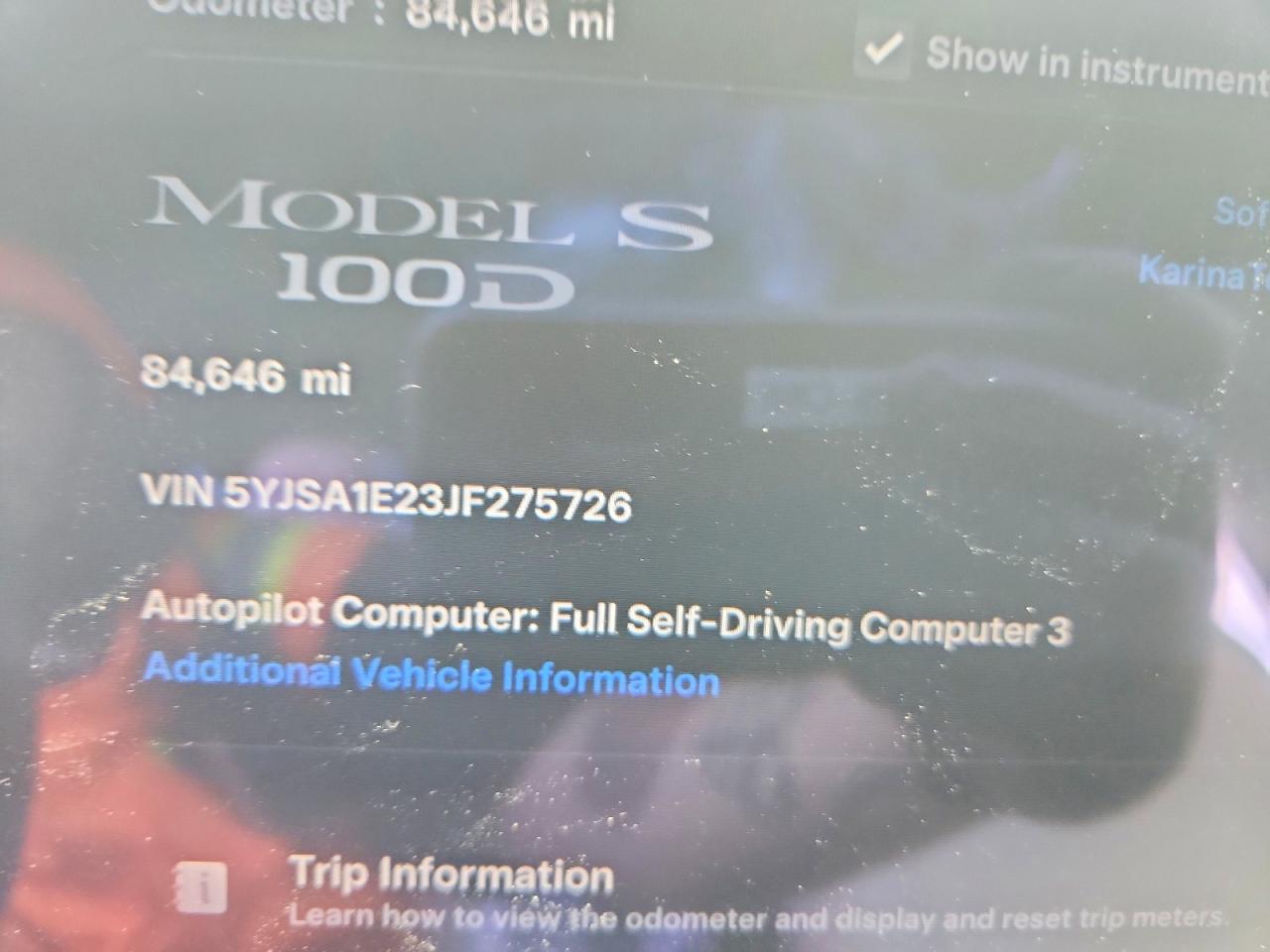 2018 TESLA MODEL S photo 25