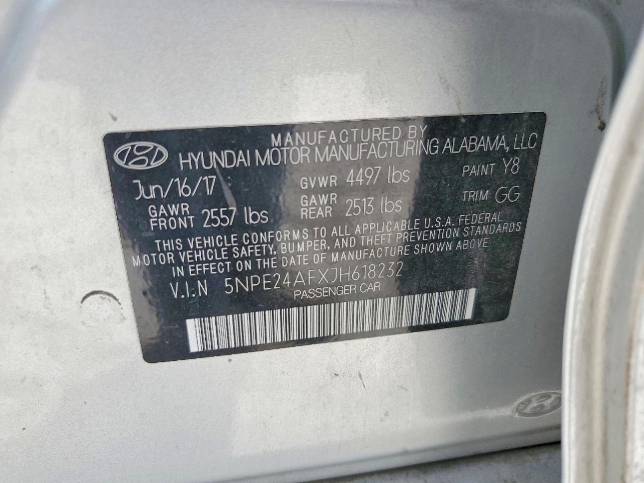 2018 HYUNDAI SONATA photo 34