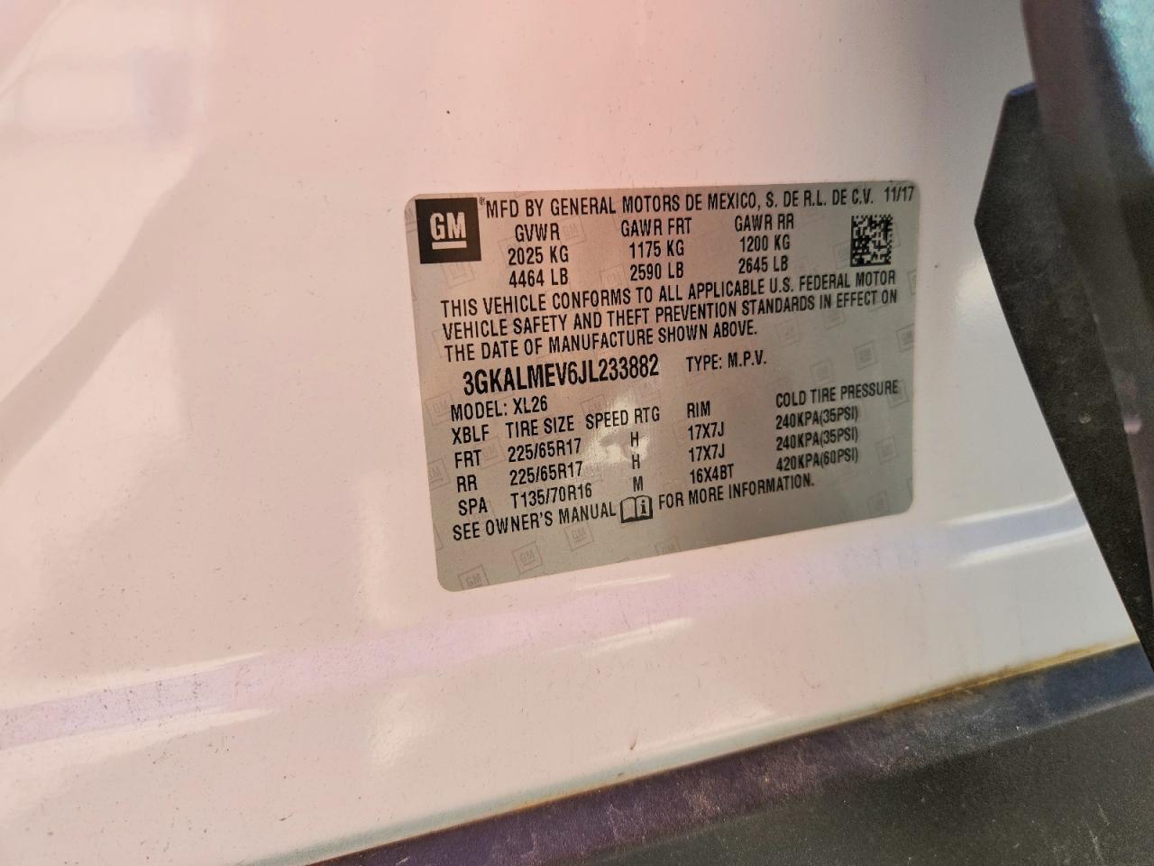 2018 GMC TERRAIN SLE photo 23