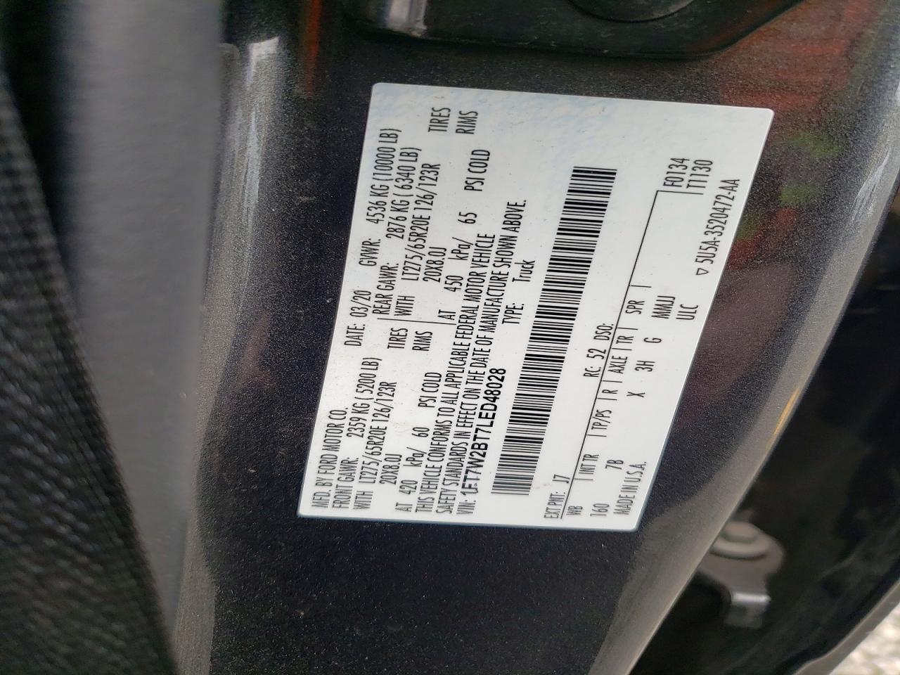 2020 FORD F250 SUPER DUTY photo 23