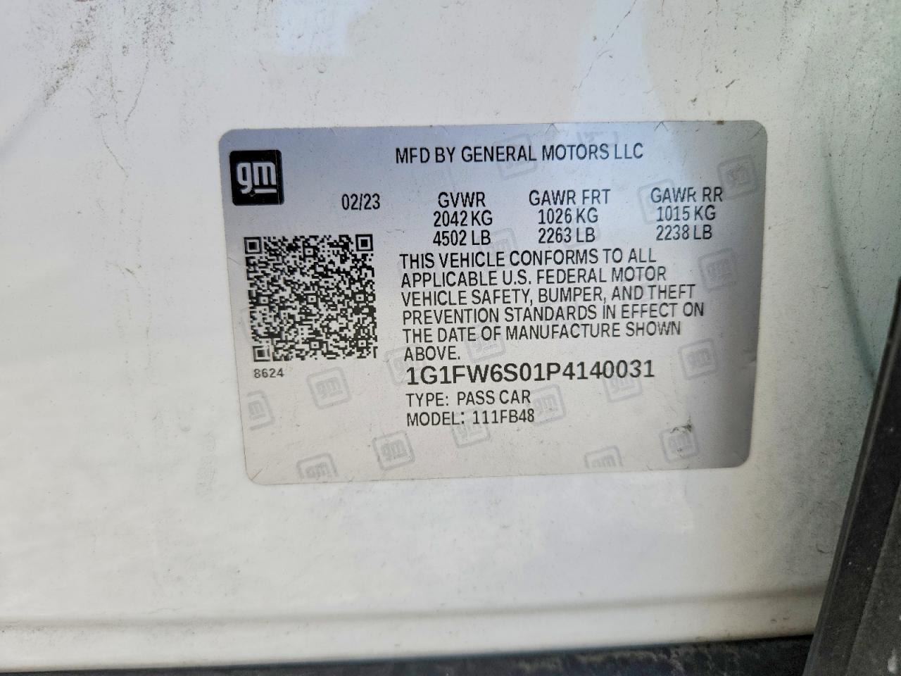2023 CHEVROLET BOLT EV 1LT photo 14
