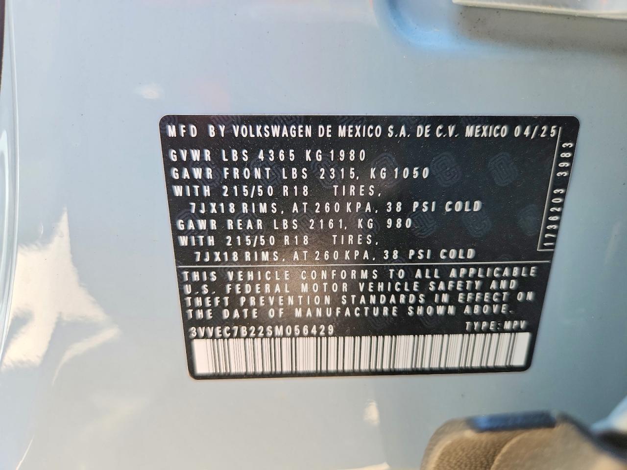 2025 VOLKSWAGEN TAOS SE photo 25