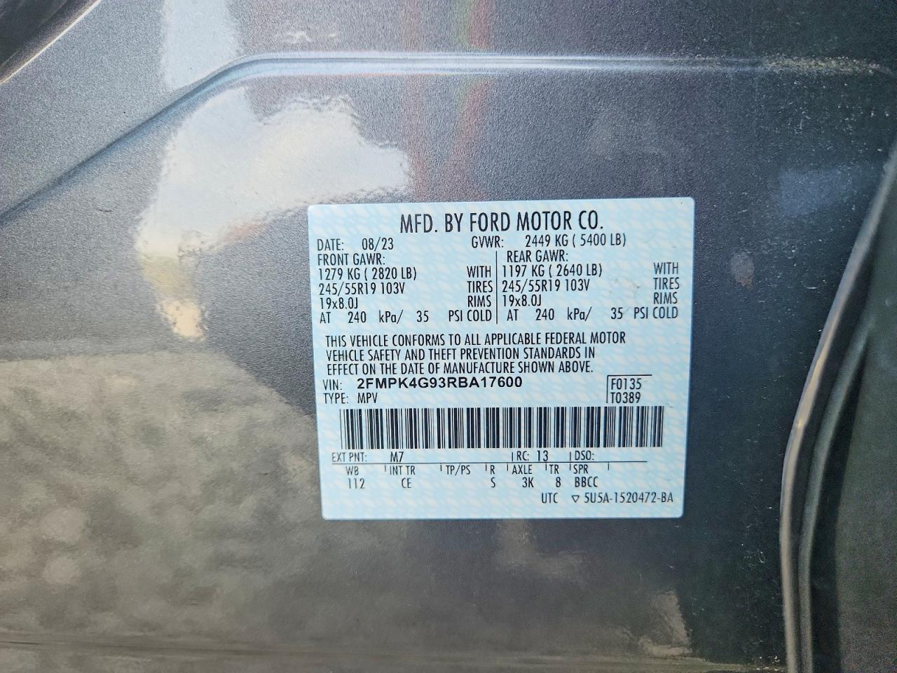 2024 FORD EDGE SE photo 34