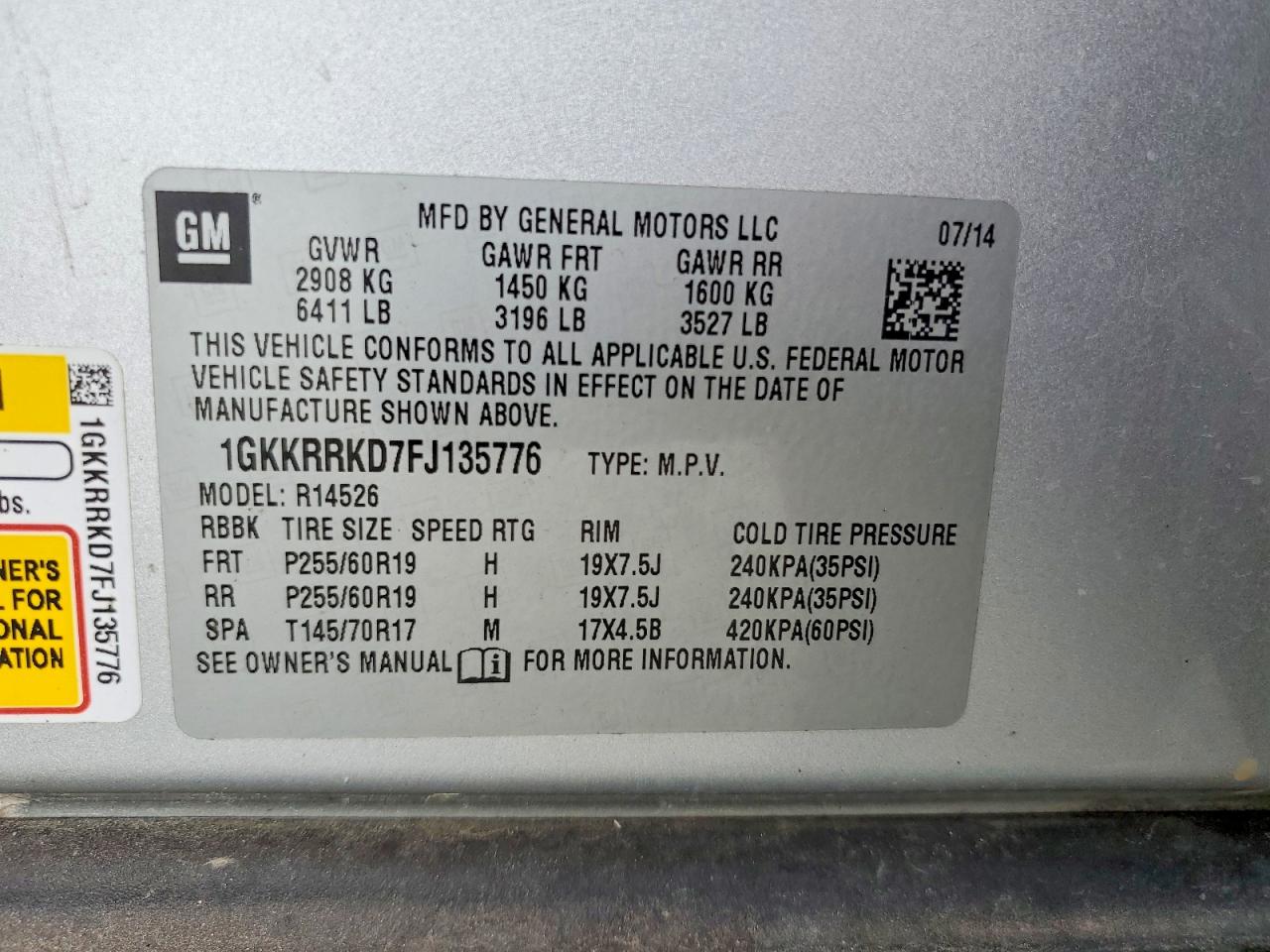 2015 GMC ACADIA SLT-1 photo 37