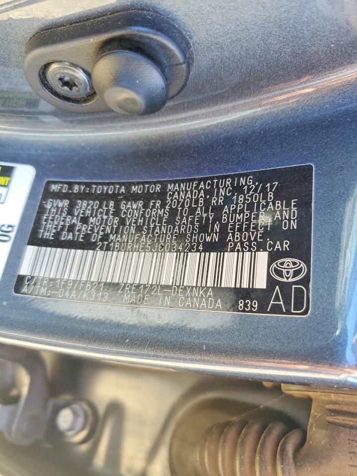 2018 TOYOTA COROLLA LE photo 23