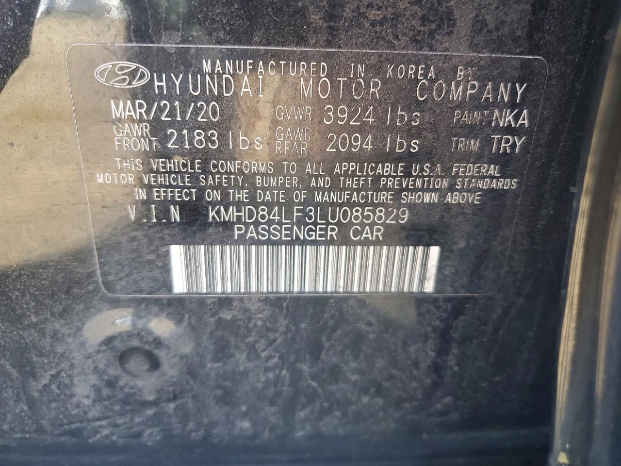2020 HYUNDAI ELANTRA SEL photo 37