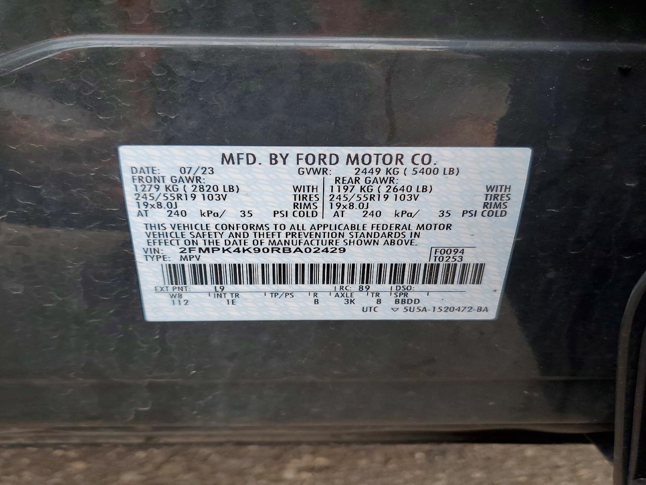 2024 FORD EDGE TITANIUM photo 13