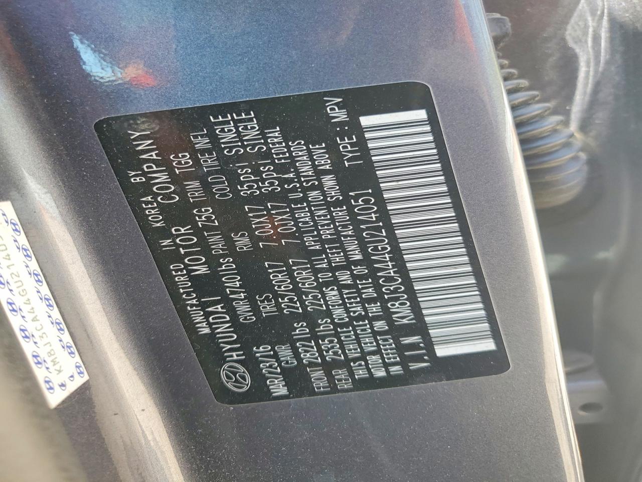 2016 HYUNDAI TUCSON SE photo 25