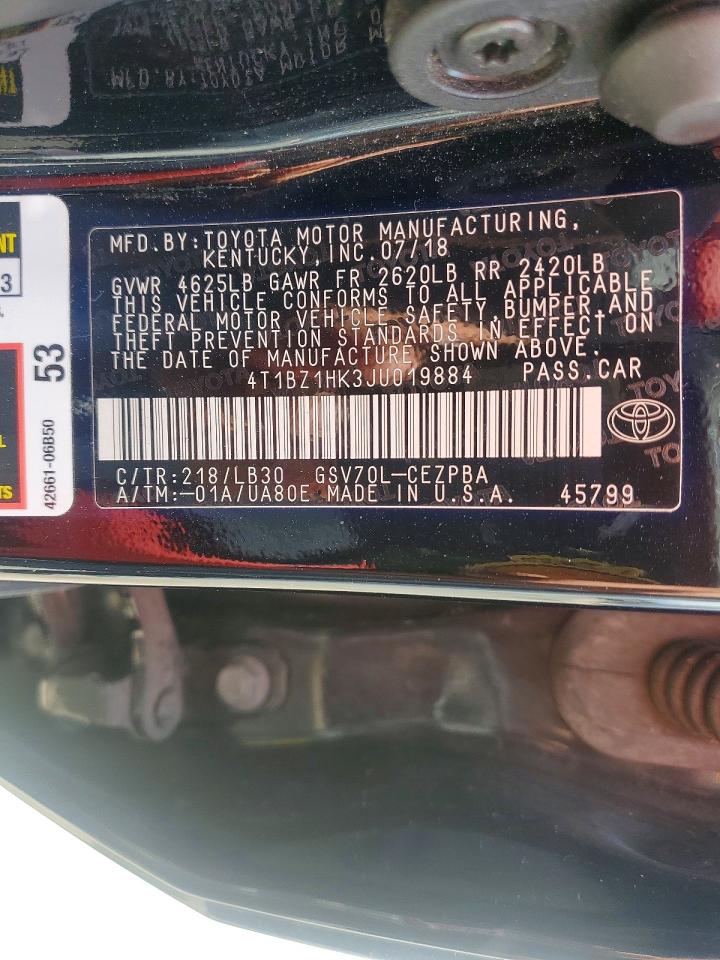 2018 TOYOTA CAMRY XSE V6 photo 12