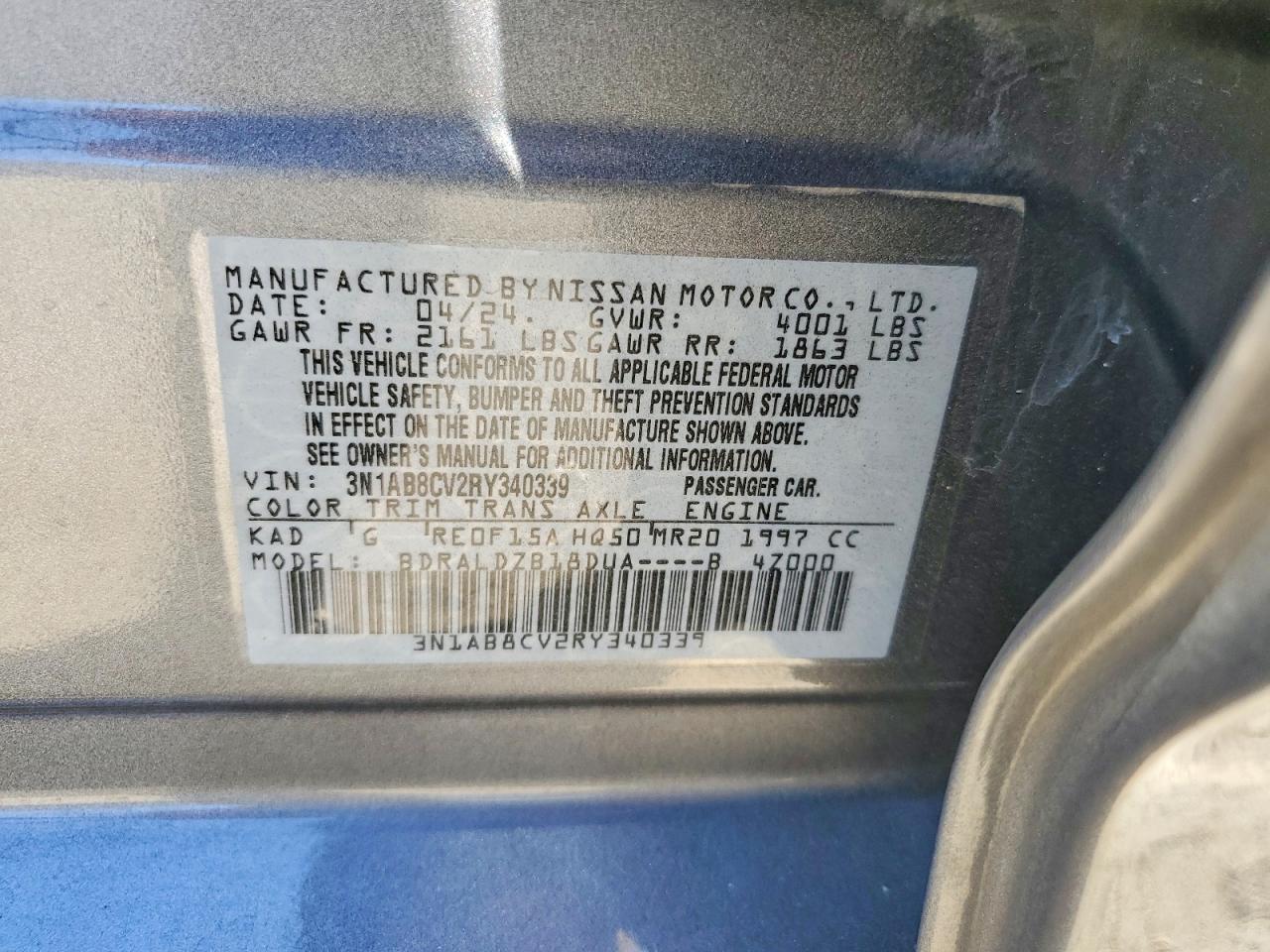 2024 NISSAN SENTRA SV photo 23