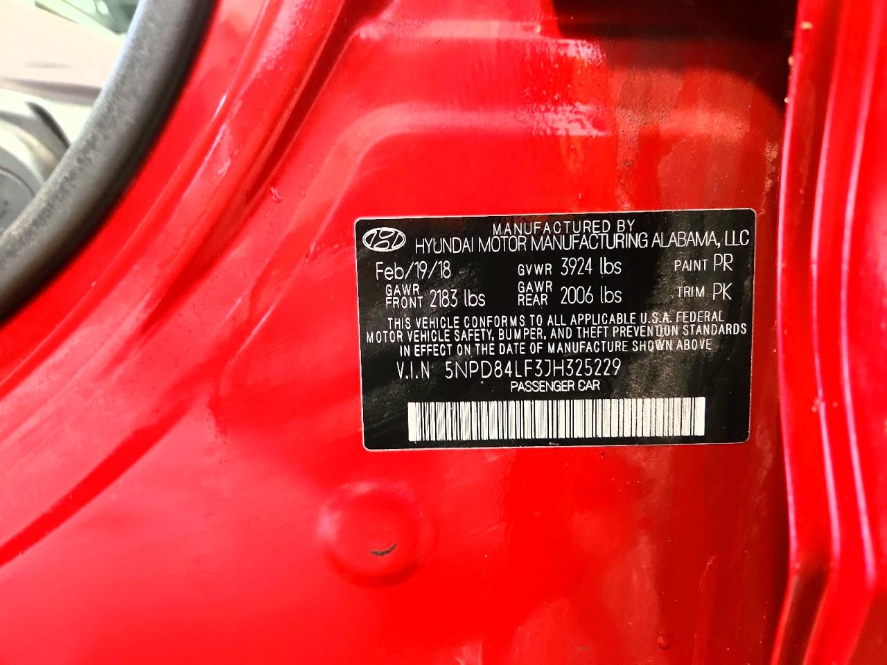 2018 HYUNDAI ELANTRA SEL photo 25