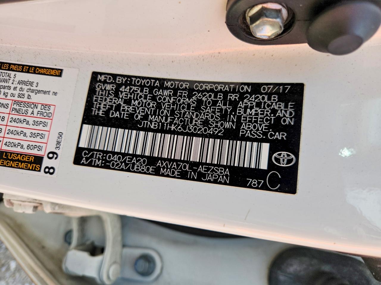 2018 TOYOTA CAMRY SE photo 34