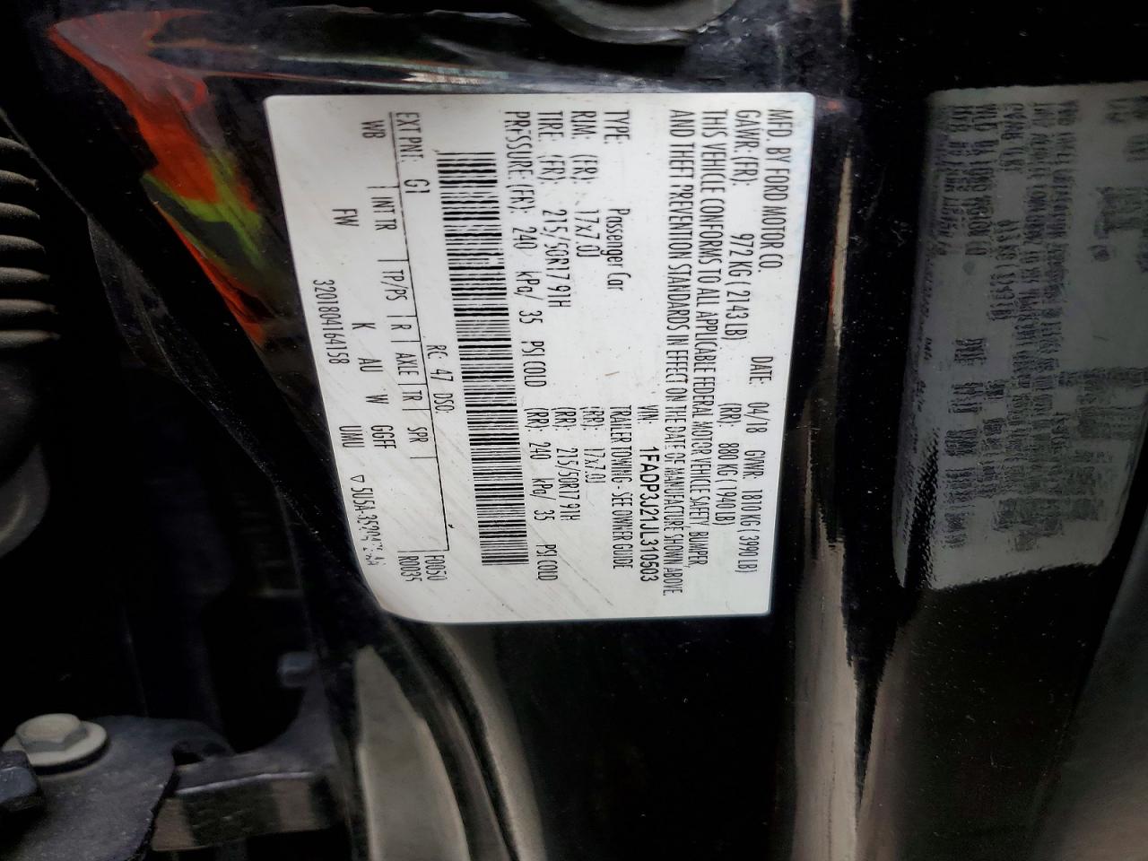 2018 FORD FOCUS TITANIUM photo 23