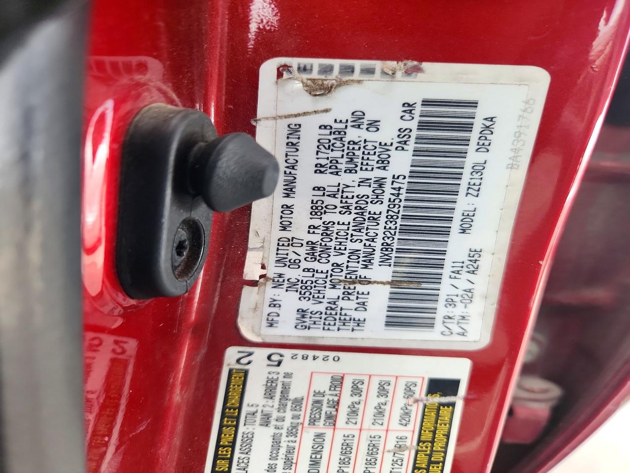 2008 TOYOTA COROLLA CE photo 25