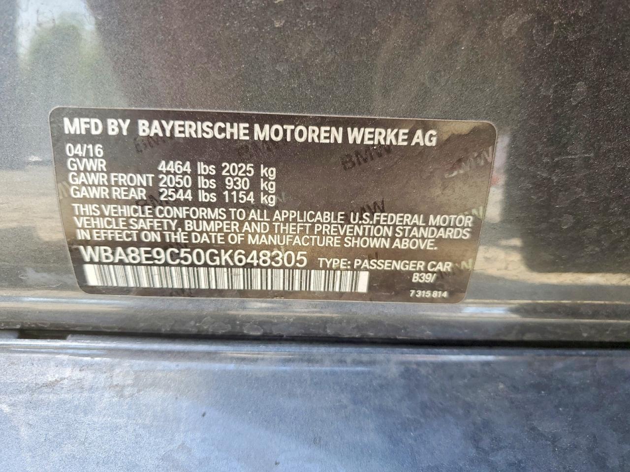 2016 BMW 328 I SULEV photo 23