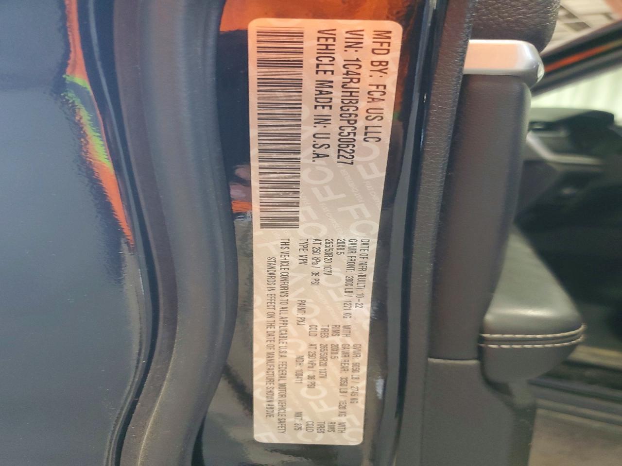 2023 JEEP GRAND CHEROKEE LIMITED photo 14