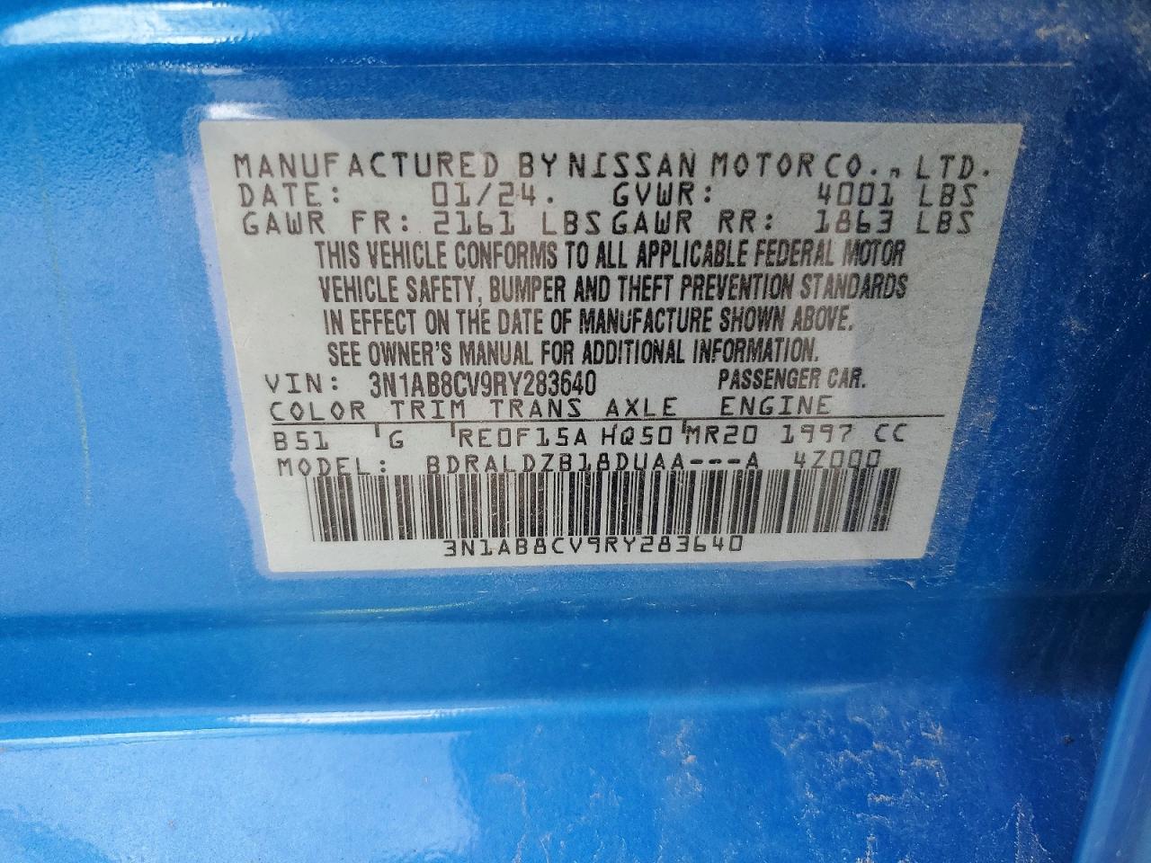 2024 NISSAN SENTRA SV photo 45