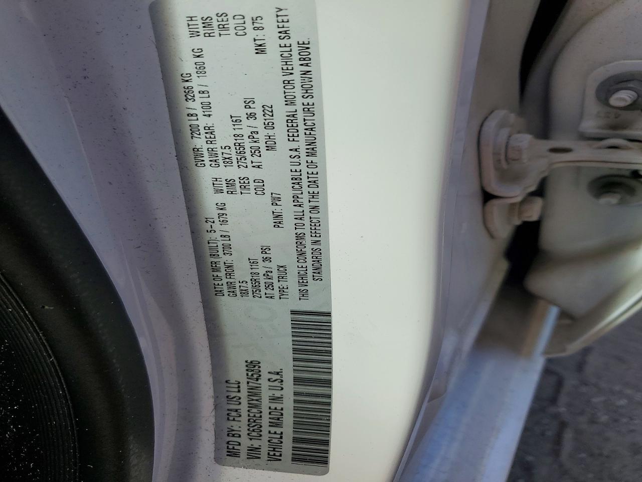 2021 RAM 1500 TRADESMAN photo 23
