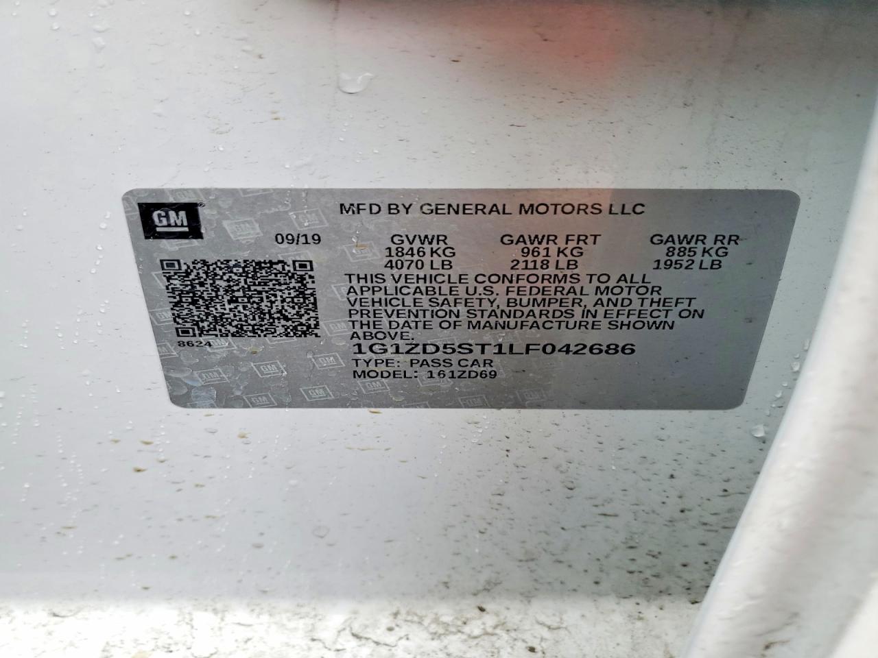 2020 CHEVROLET MALIBU LT photo 34